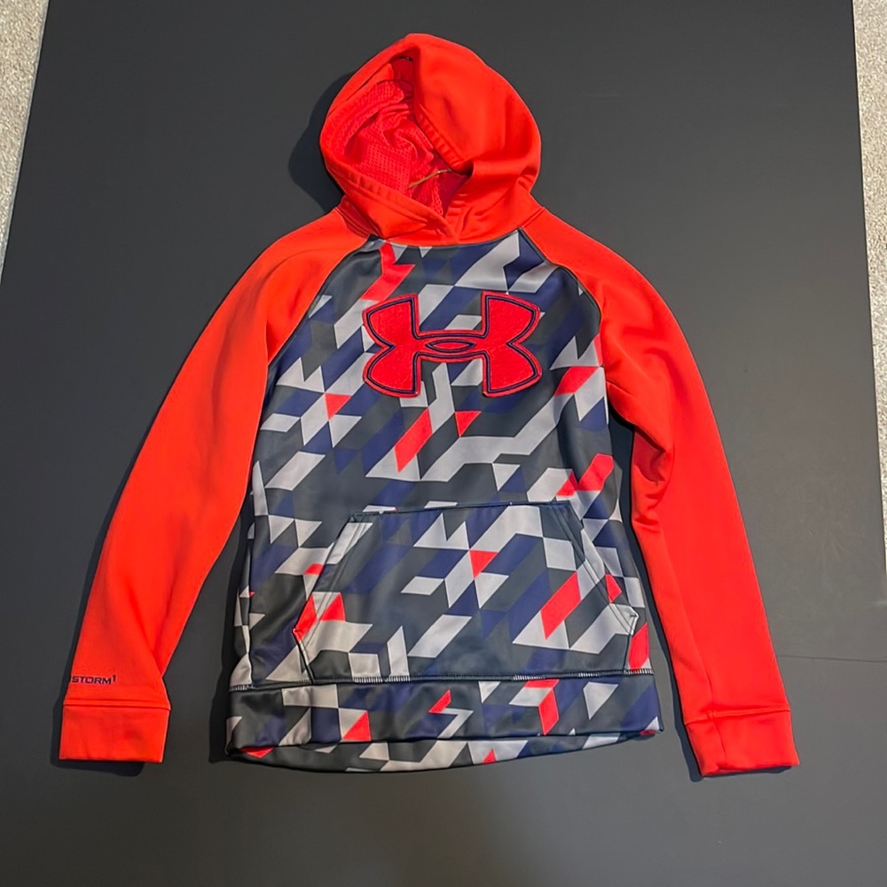 Boys Under Armour Storm 1 Fleece Lined Pullover Hoodie w/Front Hand Pocket YMD